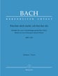 Bach Furchte Dich Nicht Ich SATB Vocal Score cover